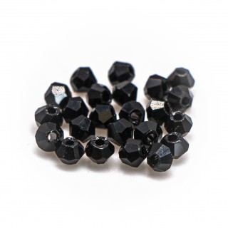 Намистини біконус 2мм (чорний)